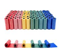600 Bolsas de Caca Perro Bolsas para Excrementos de Perros para Mascotas Animales Domésticos Pack de Multicolor BPS-5395
