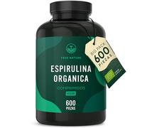 600 Comprimidos de Espirulina Ecologica - 4000mg/día - 100% Natural Alga Spirulina Bio, Biológico Proteina Vegana, Testada en Laboratorio, alta dosificación, sin aditivos -TRUE NATURE