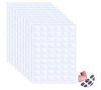 600 Doble Cara Puntos Adhesivos, 13 * 8MM Transparente Adhesivo Redondo, Puntos Adhesivos Doble Cara, Ideal para Proyectos de Bricolaje y Decoración