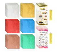 600 envoltorios de caramelos, 20 bolsas de caramelos, envoltorios de caramelos y chocolates, papel de aluminio de color, papel de aluminio brillante, envoltorio de regalo para caramelos, envoltorios