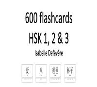 600 flashcards HSK 1, 2 & 3