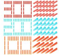 600 PcsCuñas Niveladoras Suelo, Cuñas Niveladores de Azulejos, Espaciadoras Cuñas de Azulejos de Plastico Reutilizable para Pavimento de Baldosas (30 x 7 x 0,5 mm, 30 x 8 x 0,6 mm, 58 x 9 x 0,10 mm)