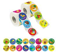 600 Pegatinas de Recompensa para maestros, motivacionales, con frases en español. En 16 diseños de animales para maestros, uso en el aula, (cada una mide 3.8 cm de diámetro)