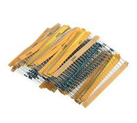 600 Pieces 30 Values 1/4W 1% Resistor Kit 10Ω - 1M Ohm Metal Film Resistors Assortment Set for DIY and Experiments