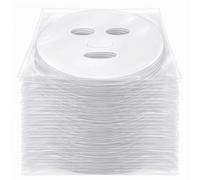 600 piezas de máscara facial de plástico, máscara facial desechable, máscaras transparentes, envoltura para el cuidado de la piel de belleza DIY para el cuidado de la piel