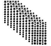 600 Piezas Parches para Espinillas Negras, 240 Parches Redondos para Cubrir Espinillas en la Cara, 240 Parches Pequeños para Acné con Forma de Estrella y 120 Big Star Acne Patch