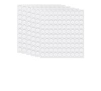 600 Piezas Pegatinas Adhesivas de Doble Cara Redondas Transparentes, Puntos Adhesivos Doble Cara, Transparente Adhesivo Fuerte Redondo, para Manualidades Decoraciones de Fiestas y Uso Diario