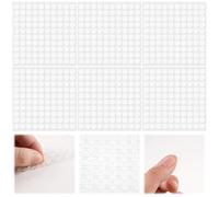 600 Piezas Pequeño Puntos Adhesivos Doble Cara Transparentes Redondo 10 x 1mm Autoadhesivo Pegamento Fuerte y Removible Sin residuos Ideal para Decoración de Fiestas, Manualidades, Fotos y Oficina