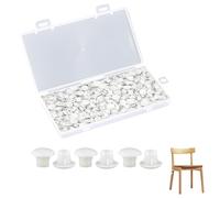 600 Piezas Tapones para Agujeros, 5mm Tapa Agujeros Mueble Tapa de Plástico Agujero de Mueble Tapas de Cubierta de Relleno de Orificios de Taladropara Cocina Estantes Armarios Gabinetes
