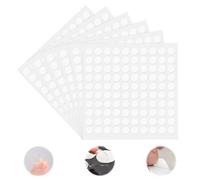 600 Piezas Transparente Lunares Adhesivo Doble Cara Puntos Adhesivos Doble Cara Cintas in Acrílica Cinta Redonda Transparente de Doble Cara Puntos Adhesivo Removible Cinta para Plásticos Madera