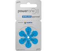 600 pilas para audífonos Varta Power One P675 PowerOne 100 Blister PR44