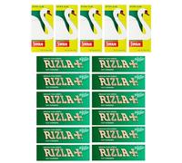 1200 papeles de balanceo verde RIZLA y 1200 puntas de filtro extra delgadas de mentol SWAN
