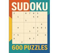 600 Sudoku book: 300 medium difficulty and 300 hard difficulty with solutions at the end
