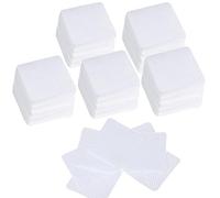 600 toallitas sin pelusa para uñas, almohadillas absorbentes de gel UV, algodón, arte de uñas (blanco, 600 piezas)