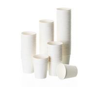 600 vasos desechables café 120 cc, 600 vasos cartón antifugas, biodegradables, compostables, reciclables, vasos cartón café, agua, infusiones, 600 vasos bebidas frías y calientes fiestas y eventos.