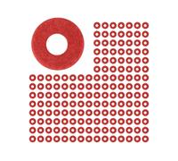 600 X Arandela de Fibra Tornillo Aislante para Placa Base - Rojo
