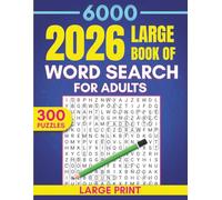 6000 2026 LARGE BOOK OF WORD SEARCH: FOR ADULTS