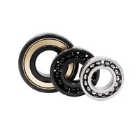6000 6001 6002 6003 6004 6005 6006ZZ Rodamiento resistente a altas temperaturas con cubierta de hierro, sellado con talón completo, rodamiento rígido de bolas(ZZ,10PCS_6006-30X55X13MM)