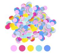 6000 unidades de confeti multicolor de confeti redondo, colorido, esencial para carnaval, bodas y fiestas de cumpleaños