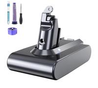 6000mAh Replacement Batería para Dyson Aspiradora V6 DC62 DC58 DC59 DC61 DC72 DC74 SV03 SV05 SV06 SV07 SV09(2 filtros + 1 Pincel)
