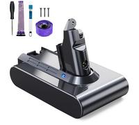 6000mAh Replacement Batería para Dyson Aspiradora V6 DC62 DC58 DC59 DC61 DC72 DC74 SV03 SV05 SV06 SV07 SV09(2 filtros + 1 Pincel)