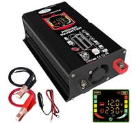 6000W/4000W Car Power Inverter Modified Sine Wave Dual USB Car Inverter Converter DC 12V to AC 110V/220V Voltage Transformer(6000W Yellow,108-28V)