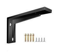 600kg Loadbearing Wall Triangular Support Bracket Suspended Desk TV Cabinet Partition Fixed Heavy-duty Thickened Storage Rack Adecuado para garajes y cocinas(14 inch 600kg 1pcs)