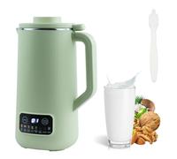 600ml Máquina de Leche de Soja, Licuadoras para Zumos Máquina para Hacer Leche de Nueces con 10 Acero Inoxidable Cuchilla Mezclador de Cocina Múltiple para Nueces Arroz Cereales (Verde)