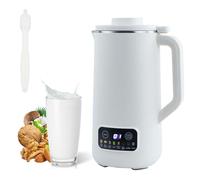 600ml Máquina de Leche de Soja,Multifunción Máquina de Leche de Soja con 10 Acero Inoxidable Cuchilla,Máquina para Hacer Leche de Nueces Fabricante de Leche de Soya para Arroz,Cereales(Blanco)