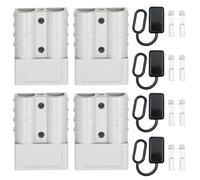 600V 50Amp Conector, 4 Piezas batería Conexión rápida Conectores, Conector Anderson, Batería Quick Connect, Conectores Terminal Batería, Conectores de Batería para Automóviles y Vehículos