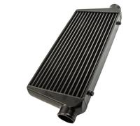600x300x76mm 3" 76mm Universal Negro Turbo Montaje Delantero Intercooler
