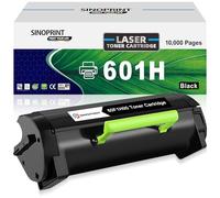 601H (60F1H00) - Cartucho de tóner compatible para impresora Lexmark MX310dn, MX410de, MX510de, MX511de, MX511dhe, MX511dte, MX610de, MX611de, MX611dhe y MX611dte (1 negro, 10.000 páginas)