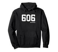 606 Código de Área, Distressed, Kentucky, Kentucky Sudadera con Capucha