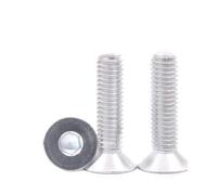 6063# Aluminio M2 M3 M4 M5 M6 M8 Tornillo avellanado hexagonal Tornillos de cabeza plana DIN7991(M2.5x8mm (50pcs))