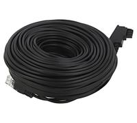 60662 Cable: Teléfono RJ45 Plug,TAE F Plug 40m Negro Cable: Cu GOOBAY