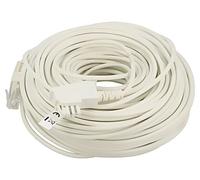 60678 Cable: Teléfono RJ45 Plug,TAE F Plug 40m Blanco Cable: Cu GOOBAY