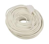 60679 Cable: Teléfono RJ45 Plug,TAE F Plug 50m Blanco Cable: Cu GOOBAY