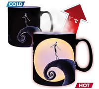 Taza Térmica Jack & La Luna Pesadilla Antes De Navidad Disney Cerámica 460 mls