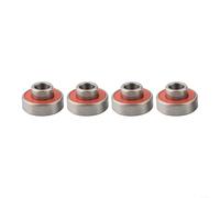 608-2RS ABEC-11 Rodamientos blindados para monopatín de alta velocidad 8 x 22 x 12,6 mm, paquete de 4 (rojo 4 piezas)