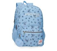 Pepe Jeans Mochila Olivia Doble compartimento, adaptable a carro, 10,5" Azul claro
