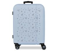 Pepe Jeans Olivia Maleta Mediana Azul Claro 48x68x27 cm Rígida ABS Cierre de combinación Integrado 72L 3,48kg 4 Ruedas Dobles Equipaje de Mano by Joumma Bags
