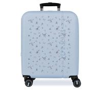 Pepe Jeans Olivia Maleta de Cabina Azul Claro 40x55x20 cm Rígida ABS Cierre de combinación Integrado 37L 2,6kg 4 Ruedas Dobles Equipaje de Mano by Joumma Bags