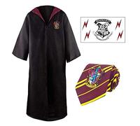 608933 - Harry Potter - Pack Cosplay Gryffondor - Robe de sorcier + Cravate + 5 tatouages - Taille L (PlayStation 4)