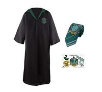 608933b - Harry Potter - Pack Cosplay Serpentard - Robe de sorcier + Cravate + 5 tatouages - Taille L (PlayStation 4)