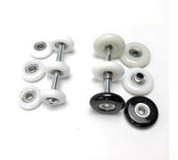 608ZZ Rodamiento de bolas guía polea rueda redonda para máquina de remo, pistas de asiento deslizante, equipo de fitness, reemplazo de riel, color blanco, paquete de 2 unidades, varios tamaños, diseño