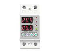 60A Din Rail 230V Adjustable Over and Under Voltage Protective Device Protector Relay Monitor Current Limit TOVPD1-63-EC(110V 60A)