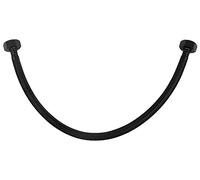 60cm 1/2" x 1/2" Inch BSP Negro Nailon Trenzado Manguera Flexible Enjuagar