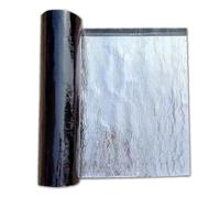60cm Ancho Cinta de Aluminio Selladora Adhesiva, 1mm Tela Asfaltica Autoadhesiva para Tejado Impermeable, Cinta de Reparación Bituminosa Tejado para Techo Terraza Exterior Jardin(50x500cm)