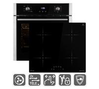 60cm Horno electrico empotrable EB8010ED + 59cm Placa induccion IH85900RL [EEK: A]