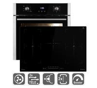 60cm Horno electrico empotrable EB8010ED + 77cm Placa induccion IH87705FZ